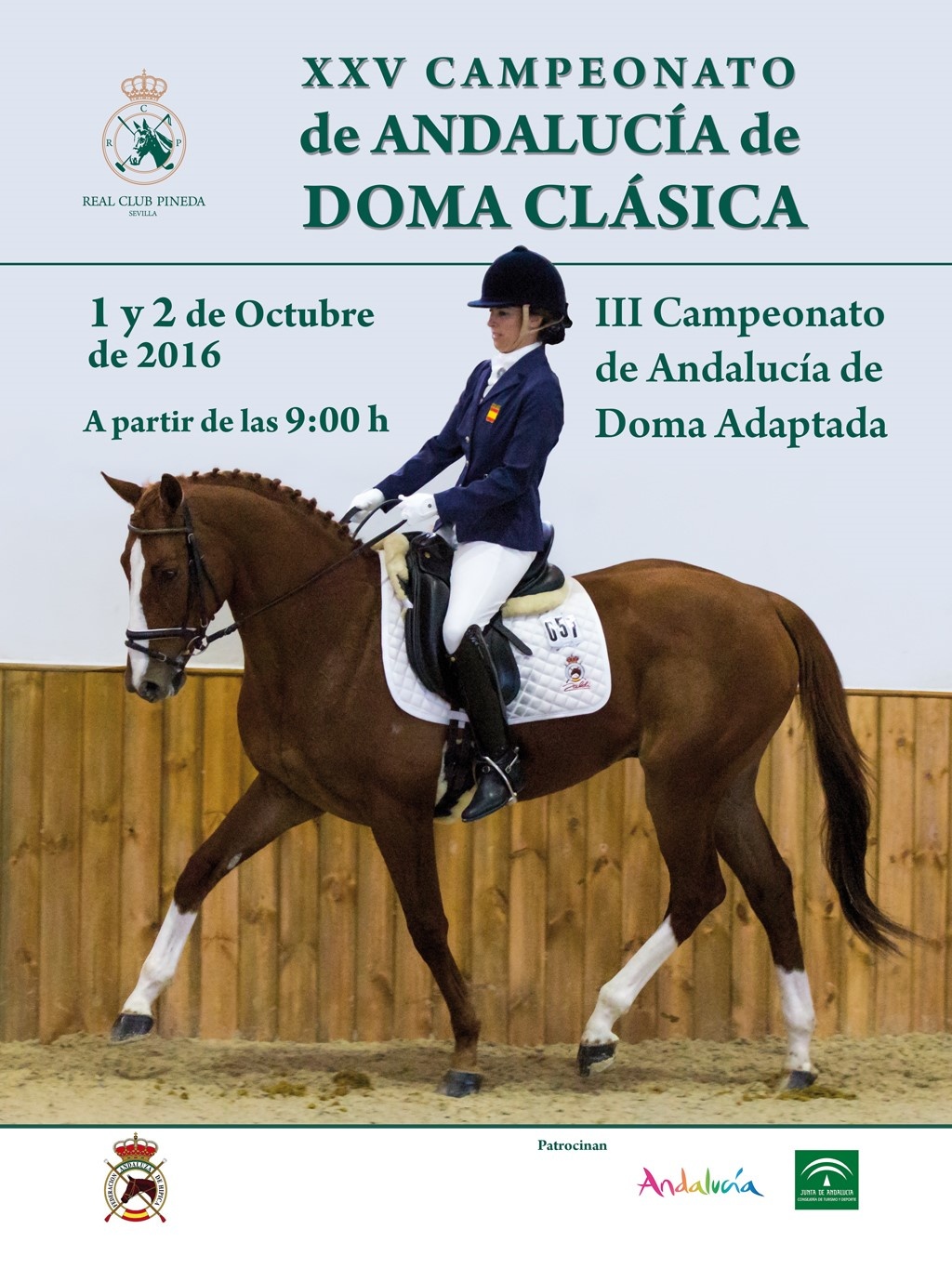XXV Campeonato de Andalucía de Doma Clásica y Paraecuestre 2016