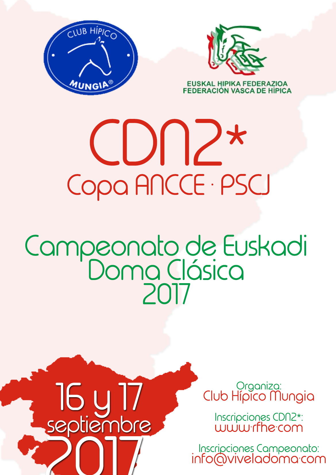 CDN2*· Copa ANCCE · PSCJ · Campeonato de Euskadi 2017