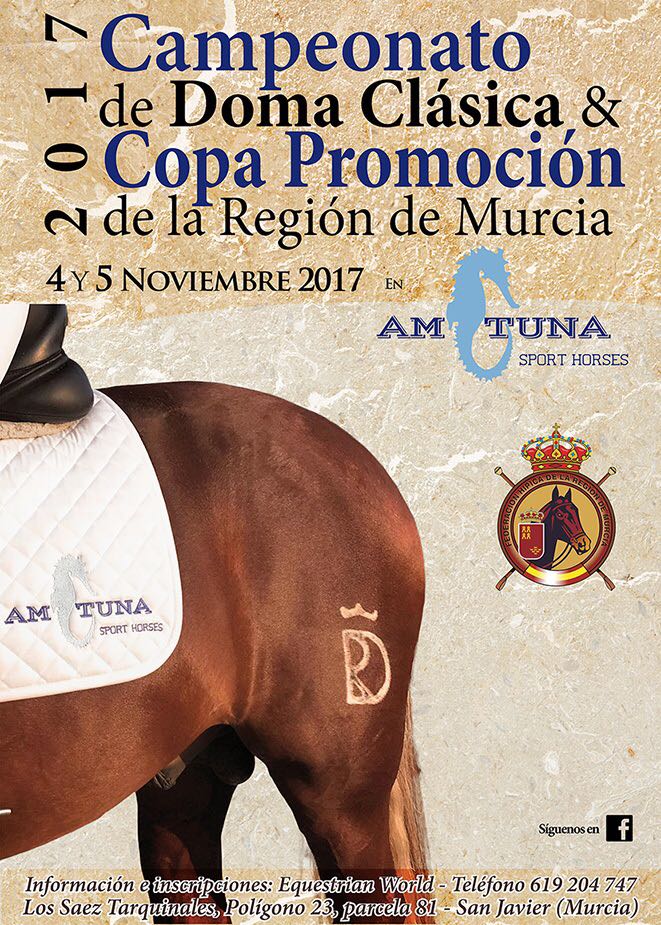 Campeonato de Murcia Doma Clásica 2017 y Copa Promoción